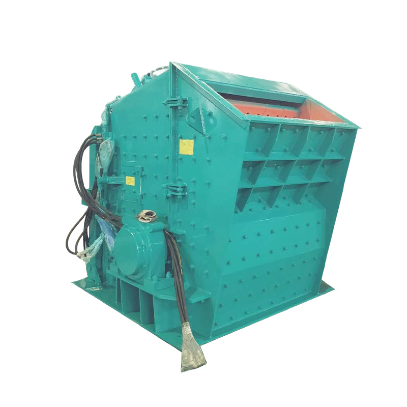 At what point does the impact crusher hammer wear out before it needs to be turned around or replaced to ensure crushing efficiency?